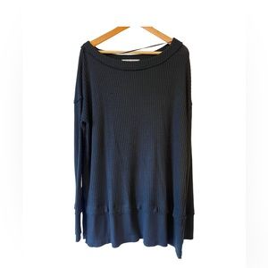 Free People Waffle Top